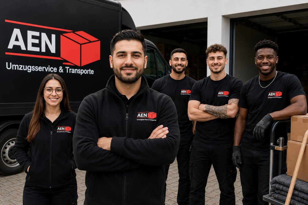 AEN-Team beim Umzug